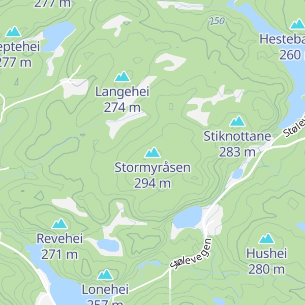 Map of Stormyråsen