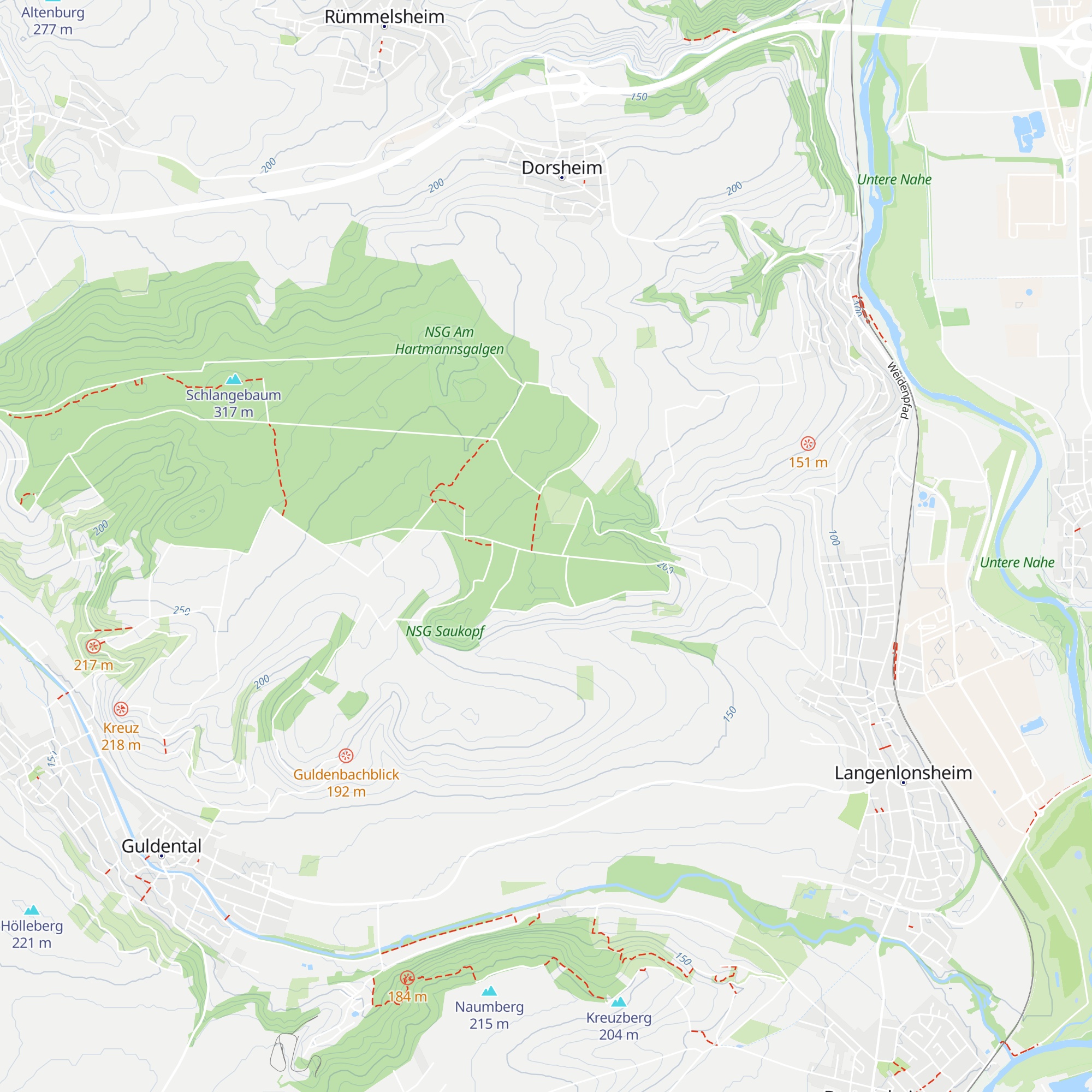 Mariannen-Hütte map