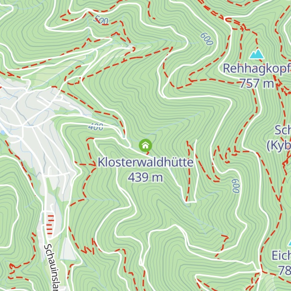 Map of Klosterwaldhütte