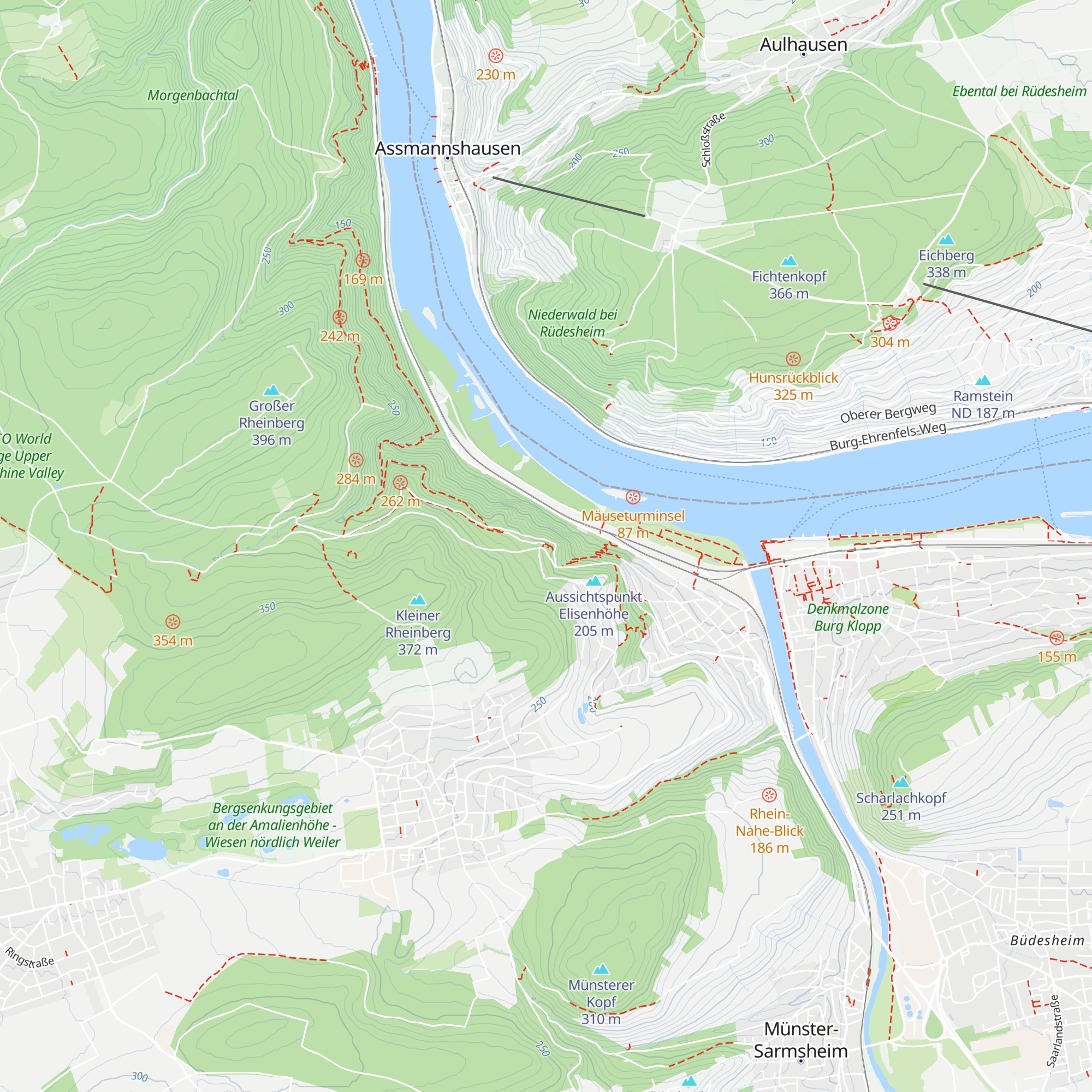 Schutzhütte "Prinzenkopf" map