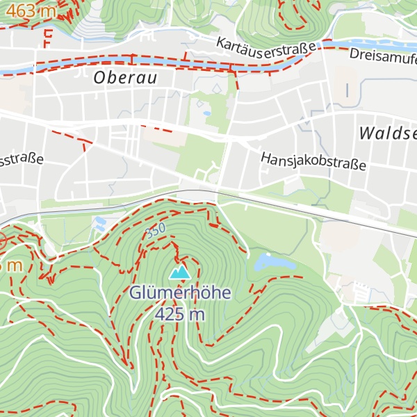 Map of Weißerfelsenhütte