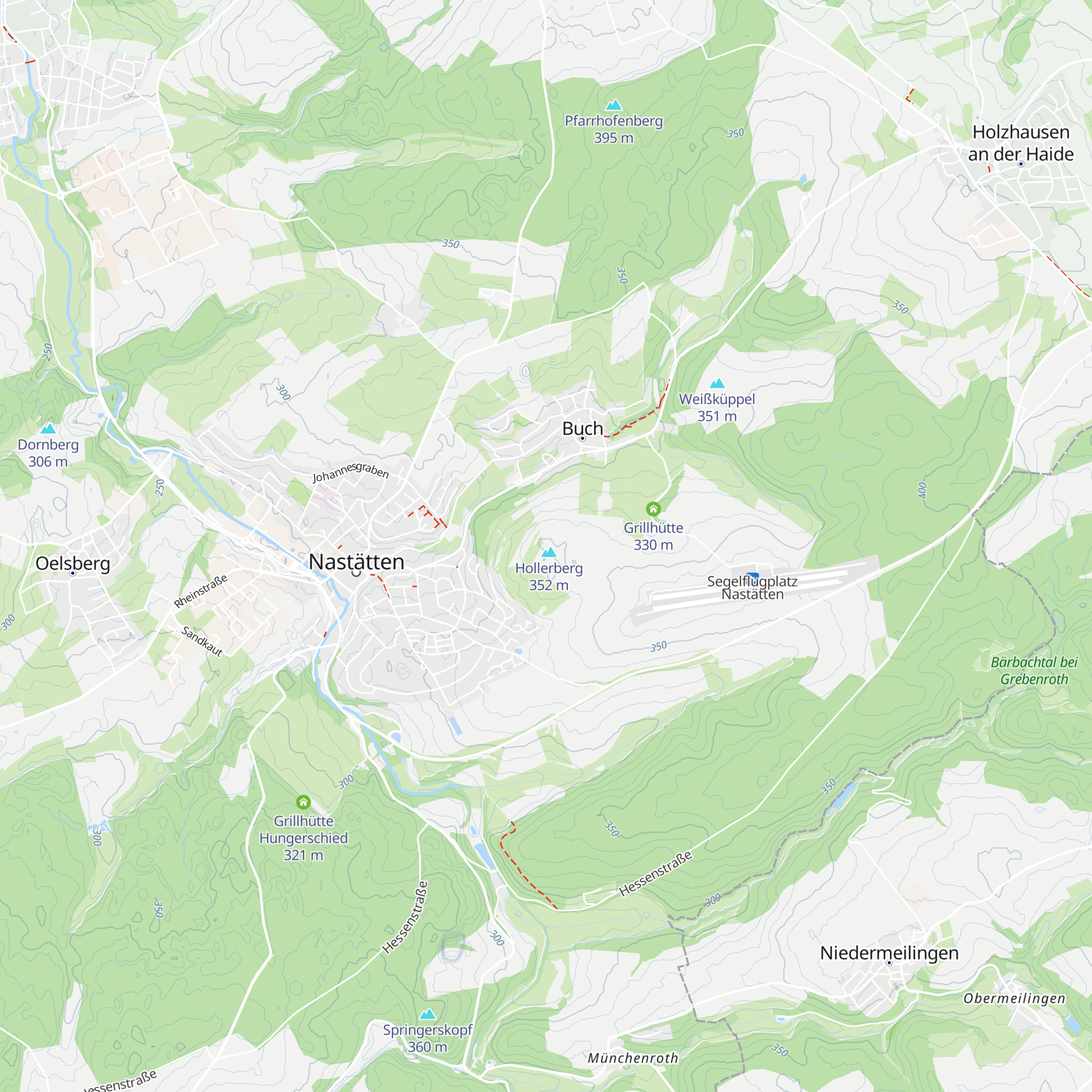 Hollerhütte map