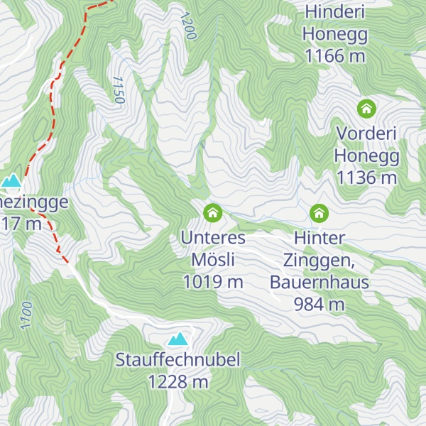 Map of Unteres Mösli