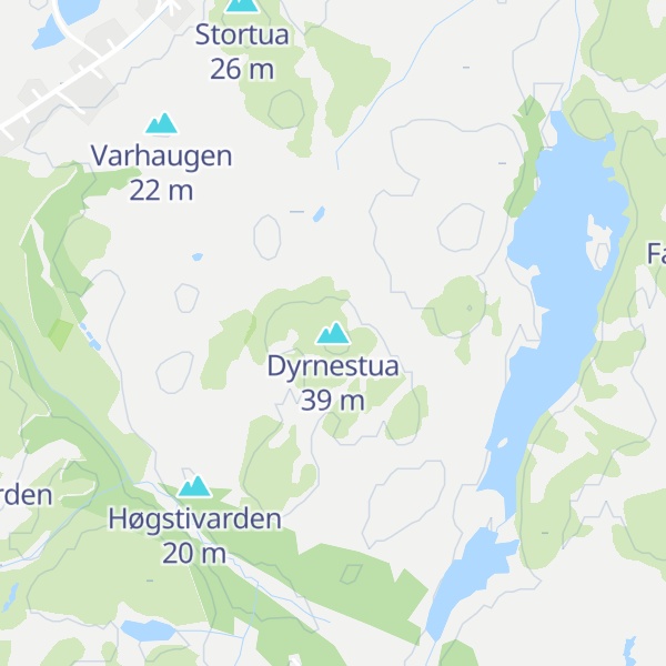 Map of Dyrnestua