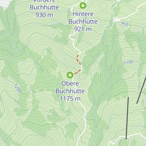 Map of Obersti Buhütte