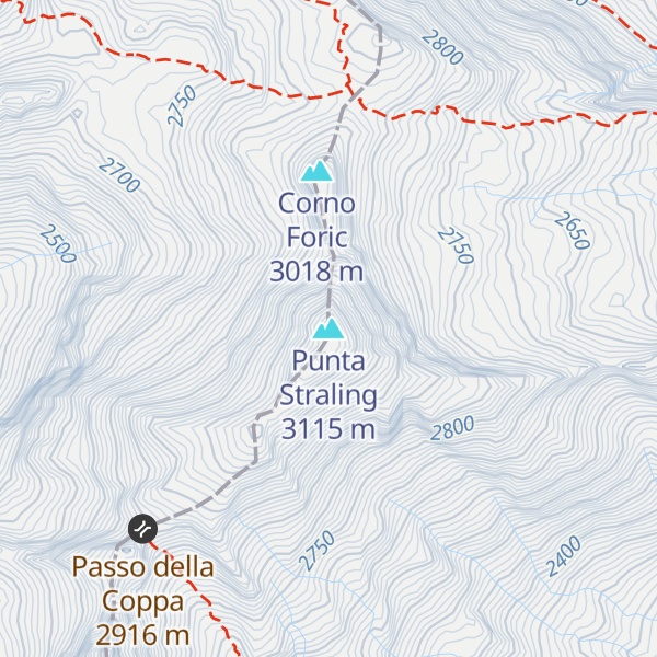 Map of Punta Straling
