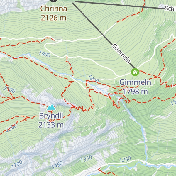 Map of Spielbodenalp