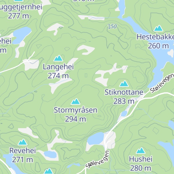 Map of Rundåsen