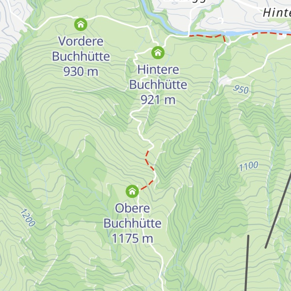 Map of Mittlere Buchhütte