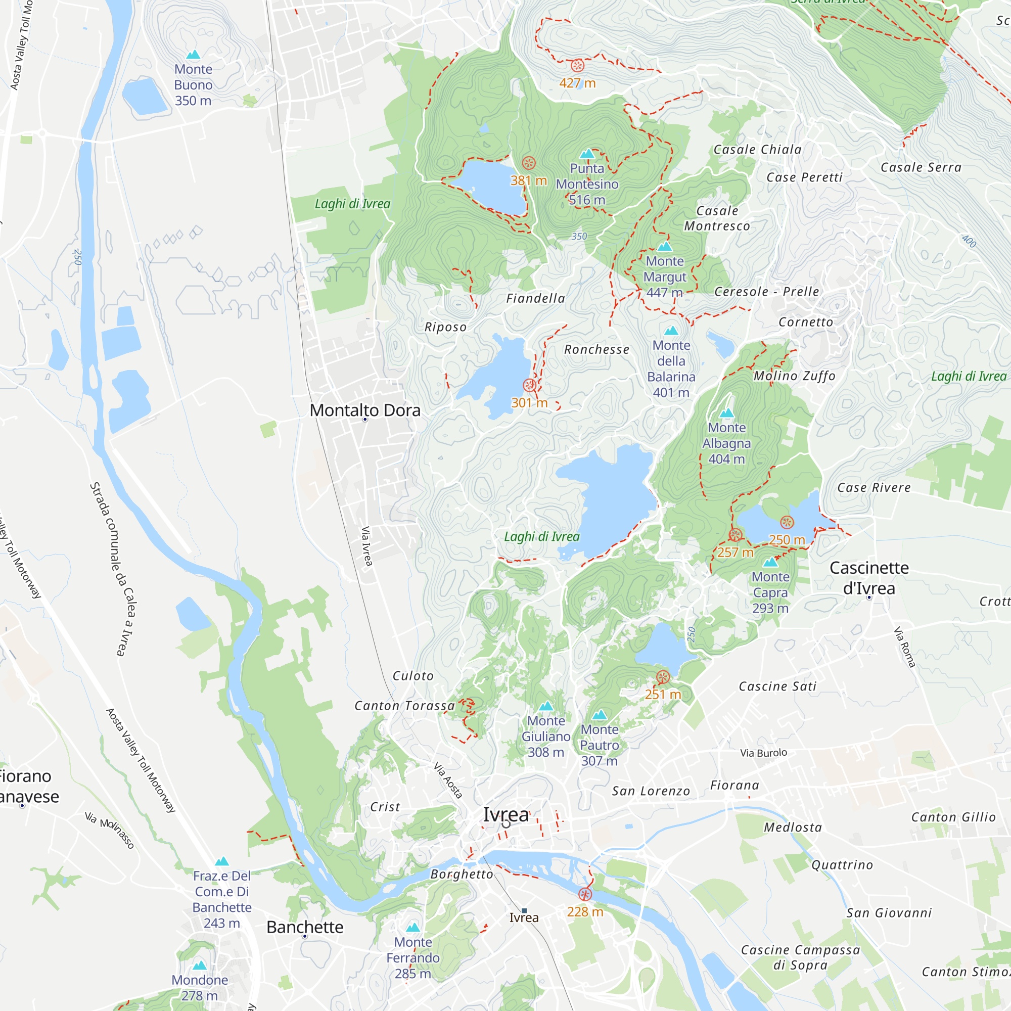 La Perulina map