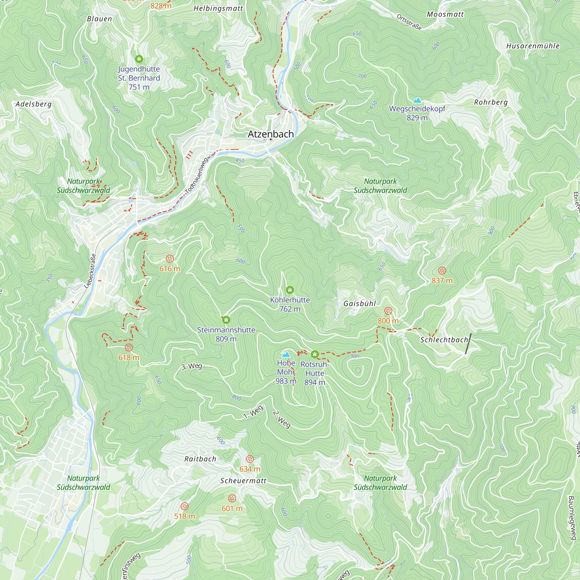 Köhlerhütte map
