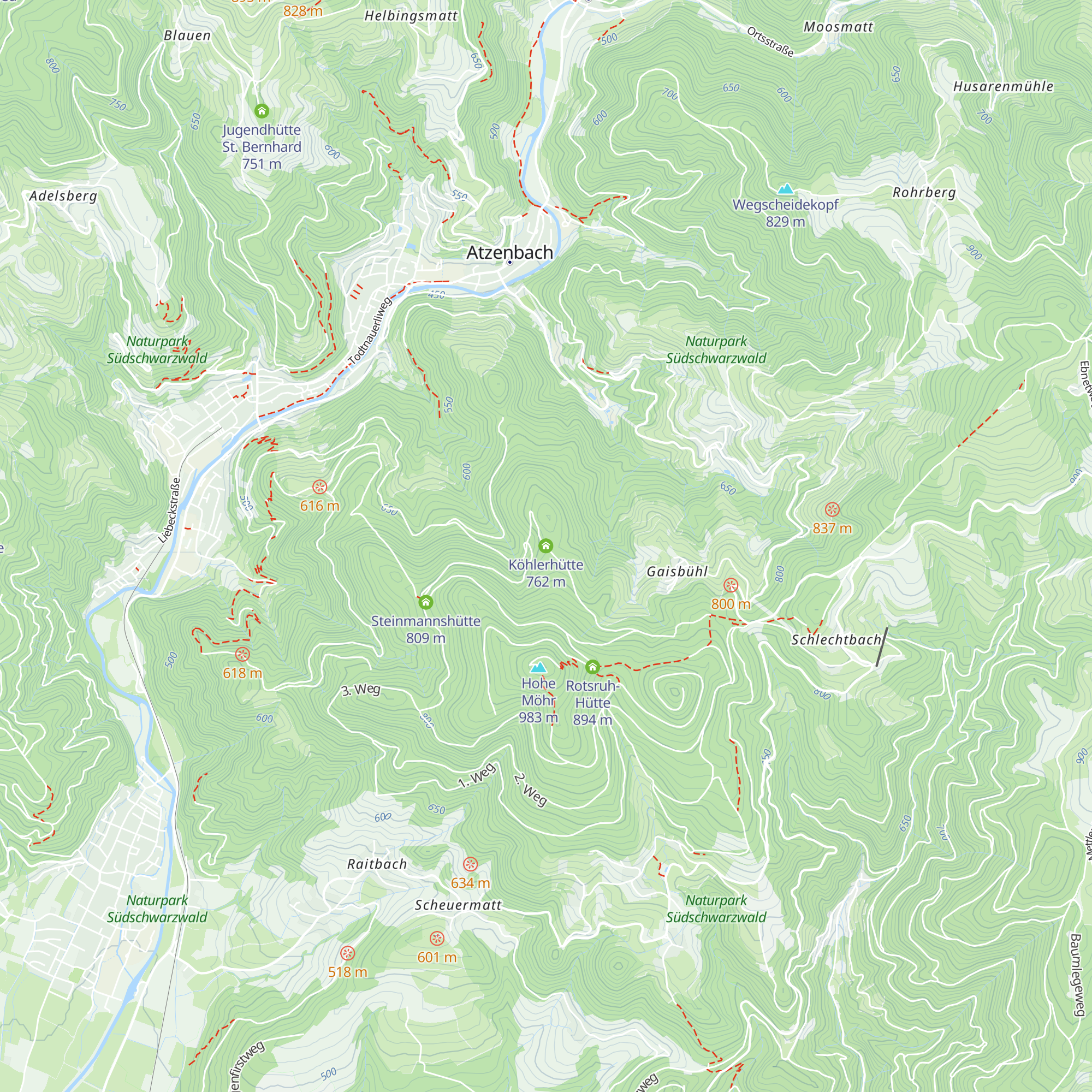 Köhlerhütte map