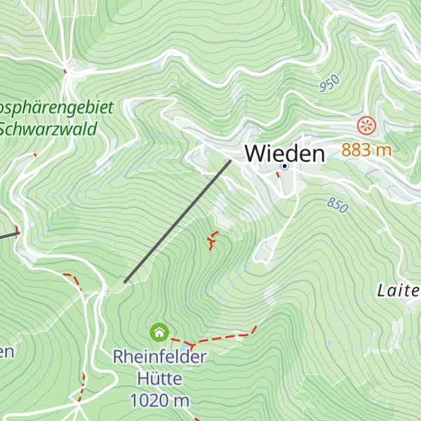 Map of Bödemle Hütte