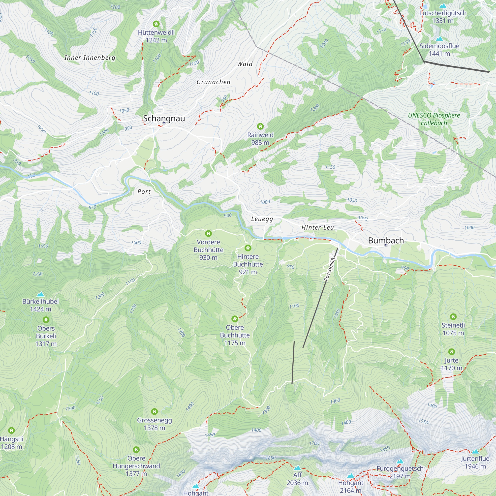 Hintere Buchhütte map