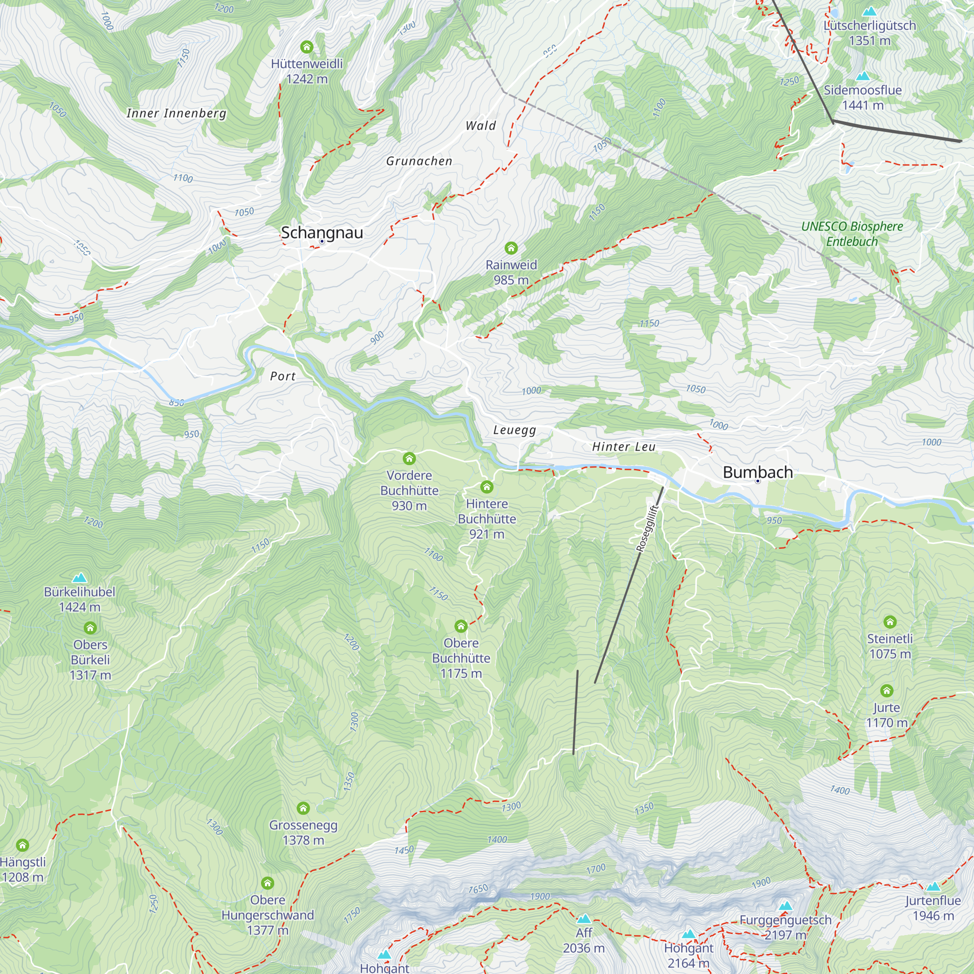 Hintere Buchhütte map