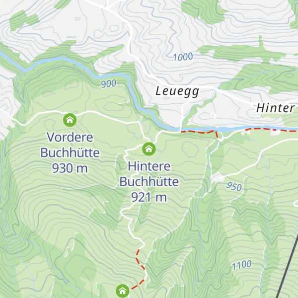 Map of Hintere Buchhütte