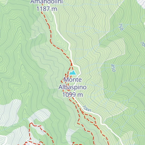 Map of Monte Albaspino