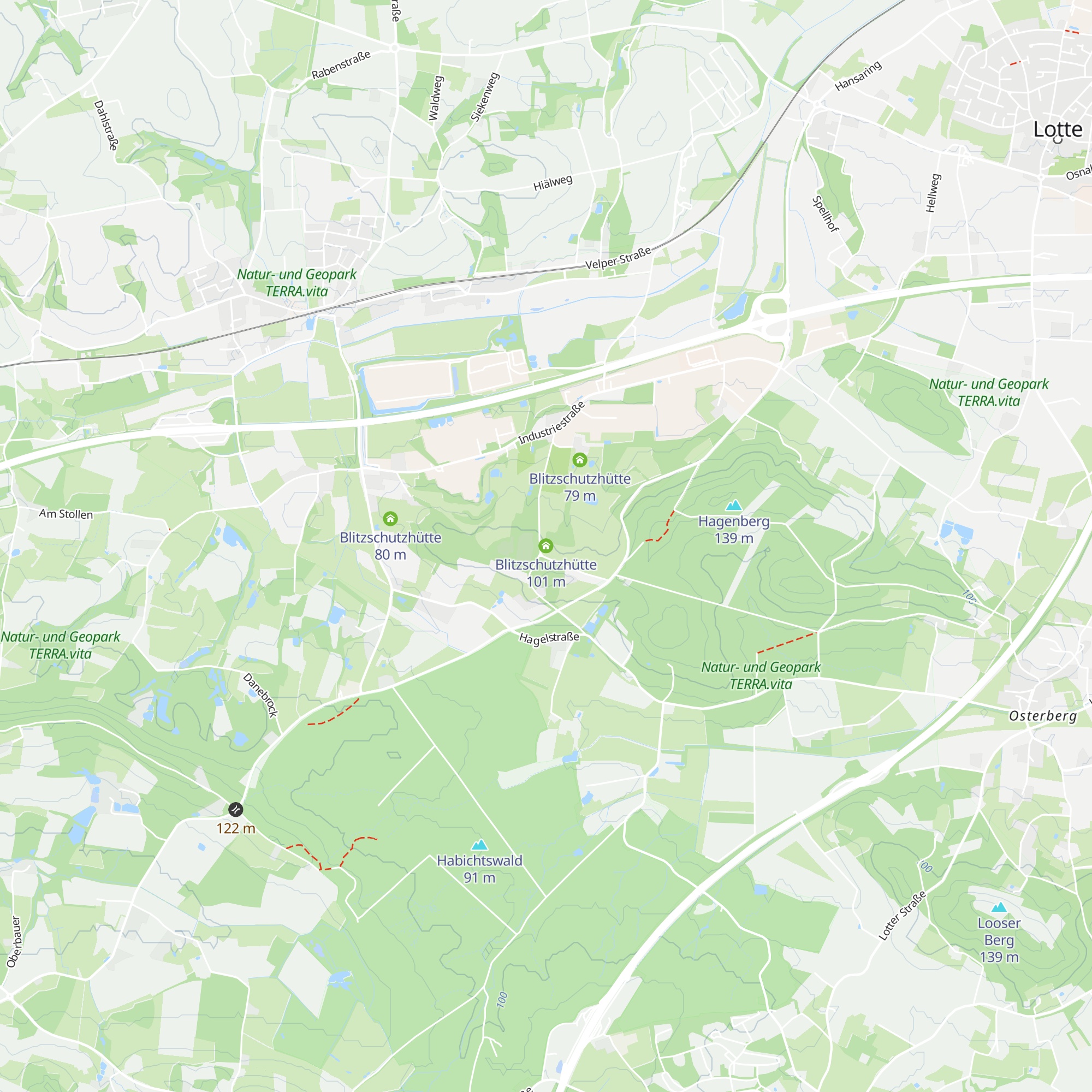 Blitzschutzhütte map