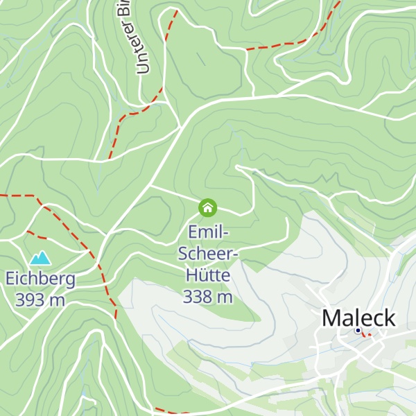 Map of Emil-Scheer-Hütte