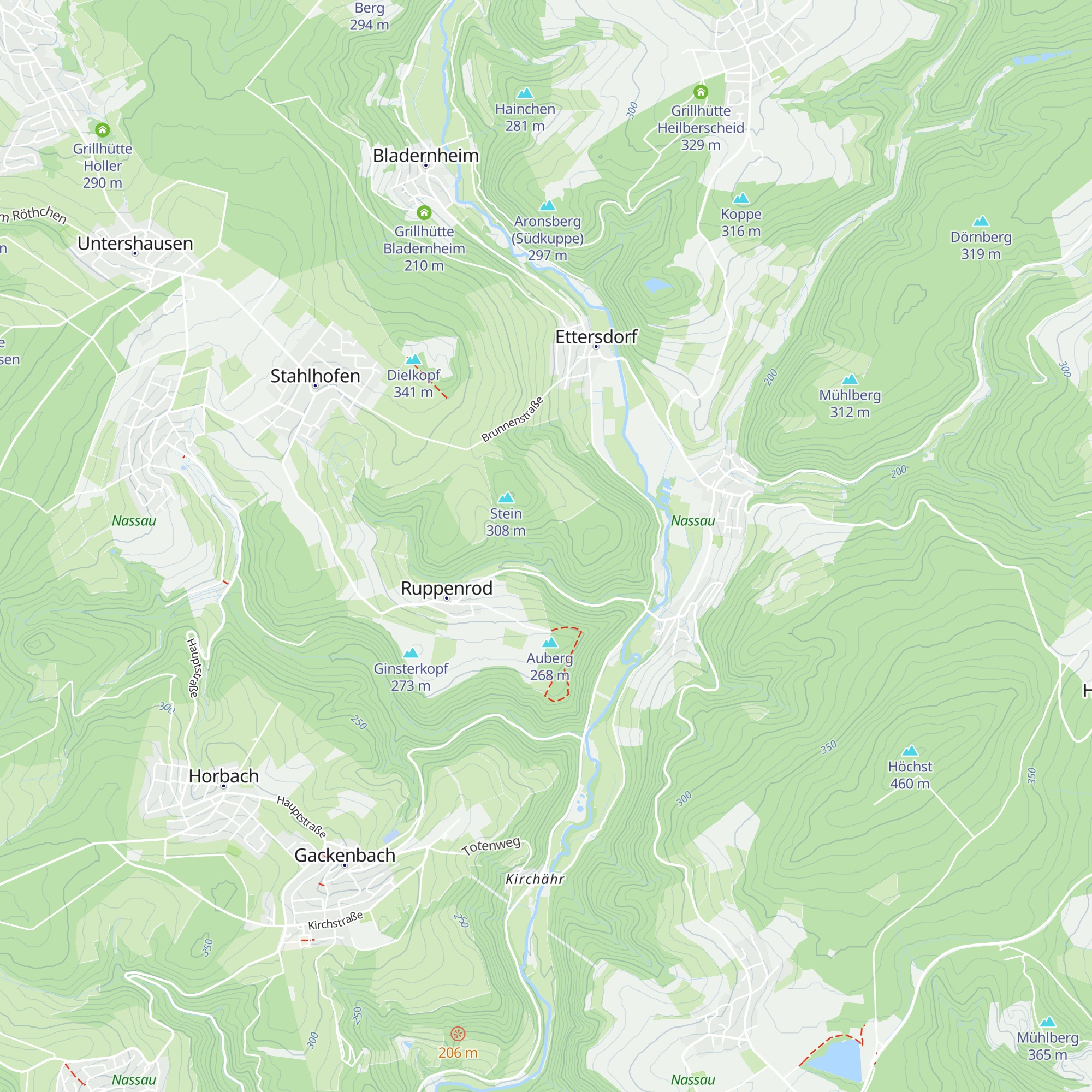 Grillhütte Stahlhofen map