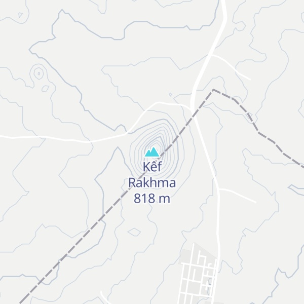 Map of Kêf Rakhma