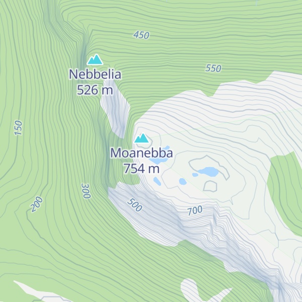 Map of Moanebba