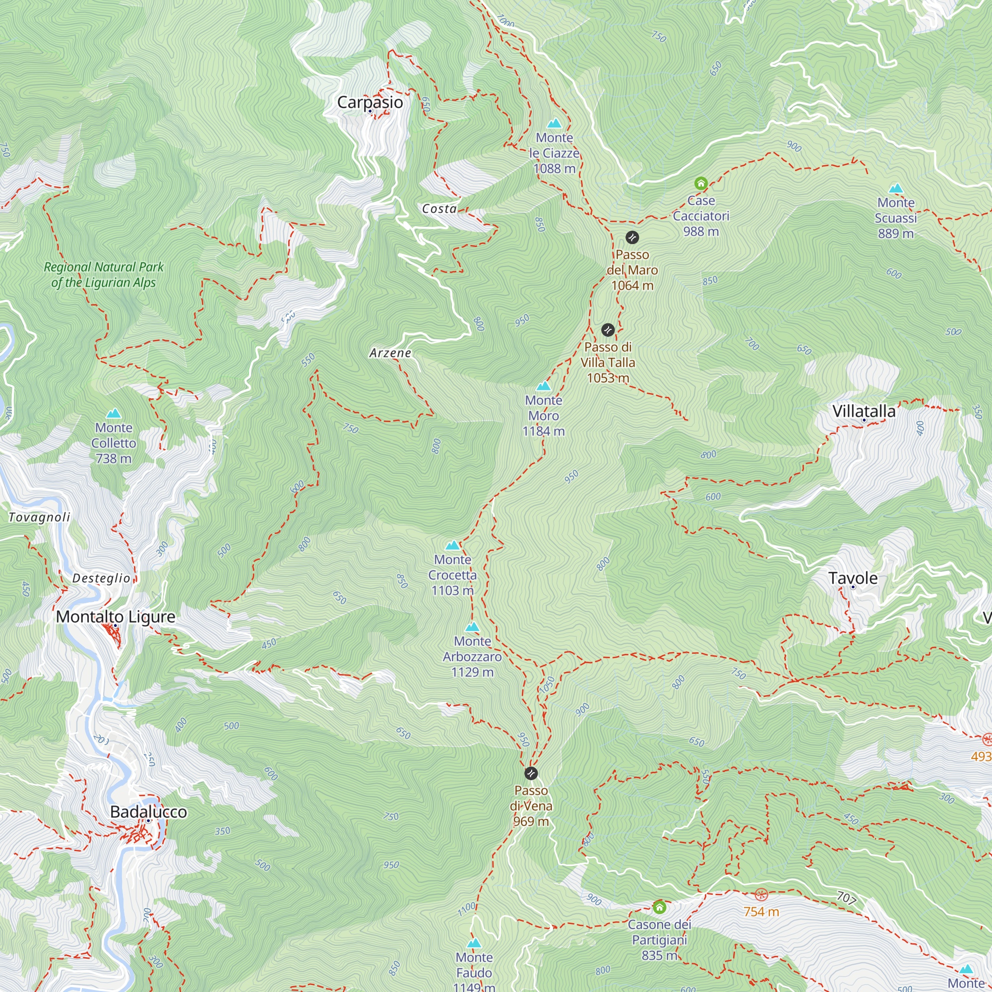 Cappeletta della Pistuna map