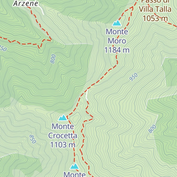 Map of Cappeletta della Pistuna
