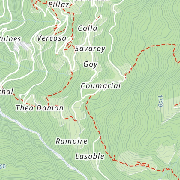 Map of Bar Ristoro Coumarial