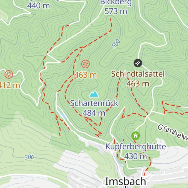 Map of Schartenrück