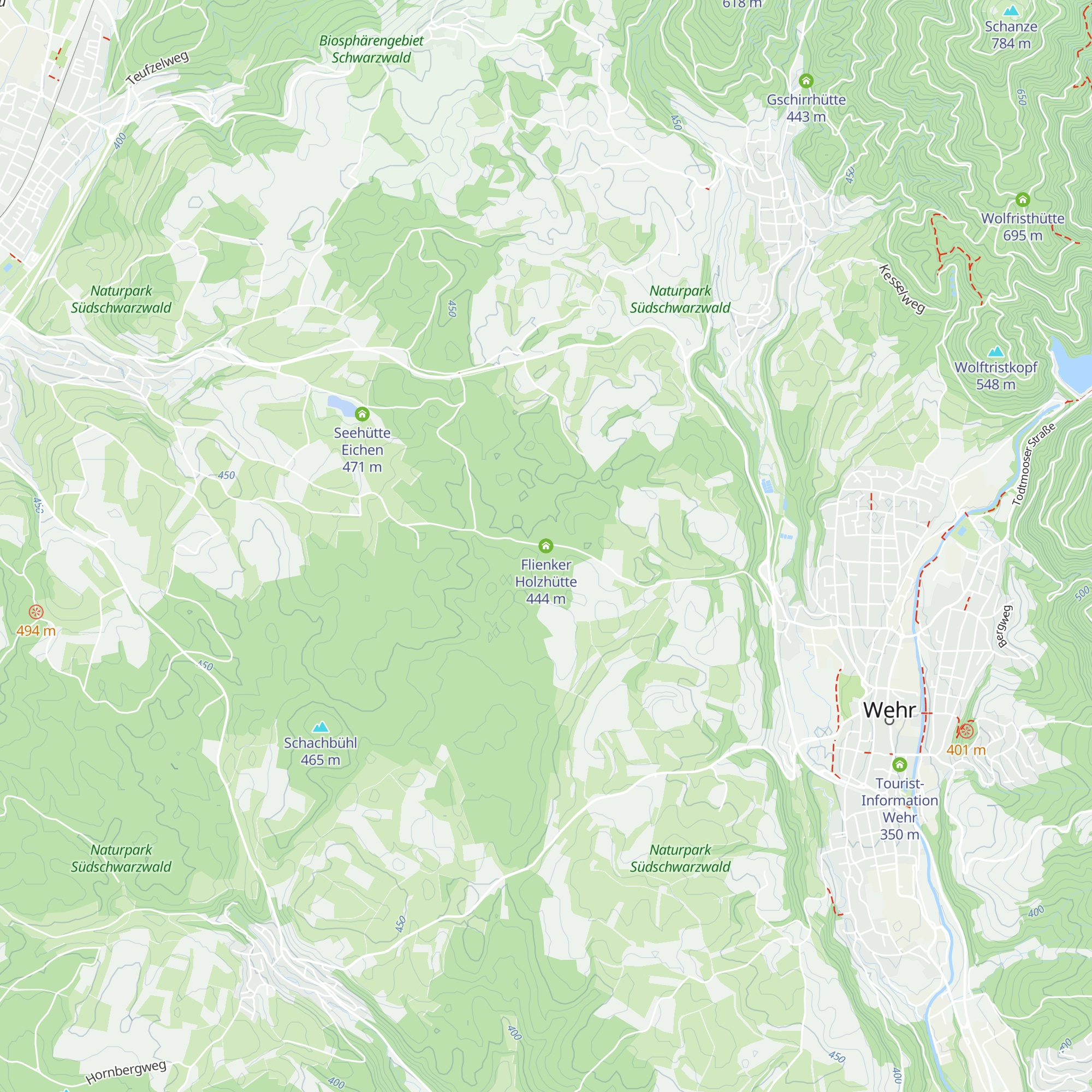 Flienker Holzhütte map