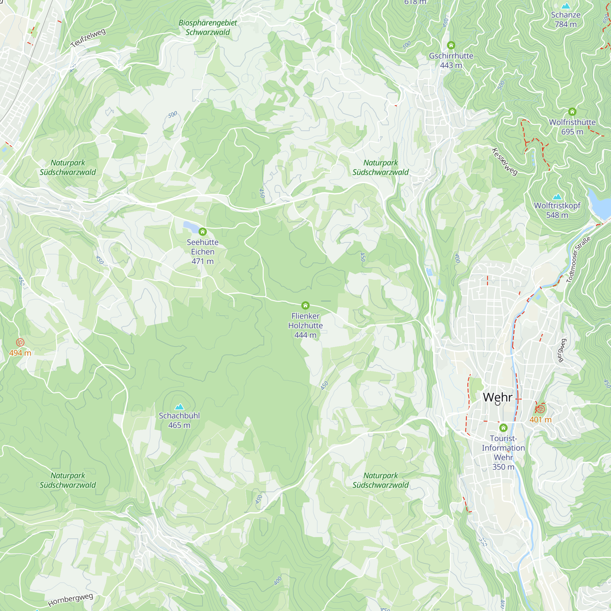Flienker Holzhütte map