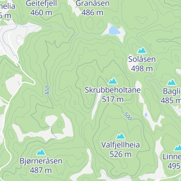 Map of Buråsen