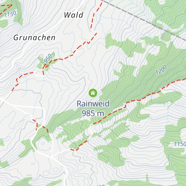 Map of Rainweid