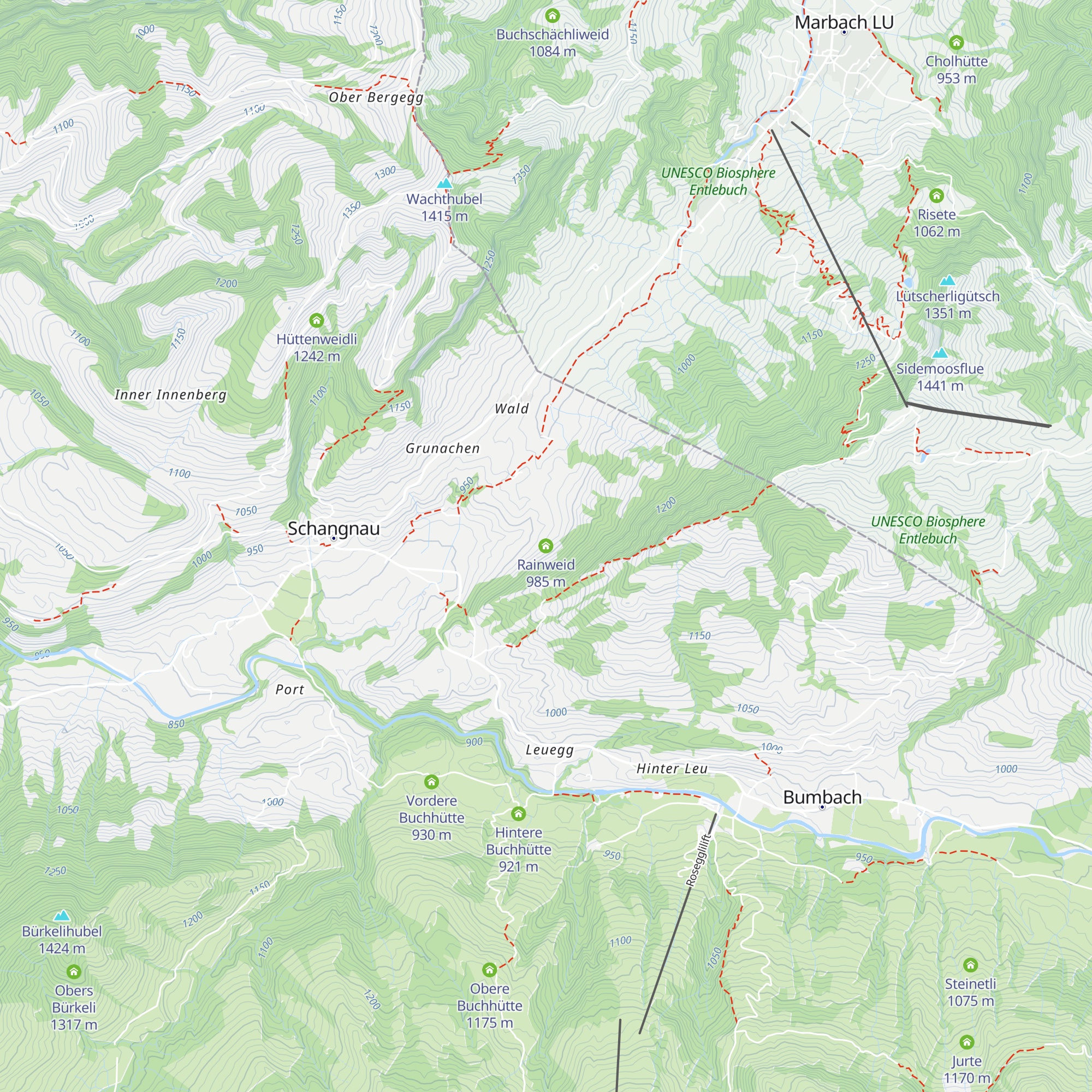 Rainweid map