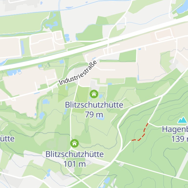 Map of Blitzschutzhütte