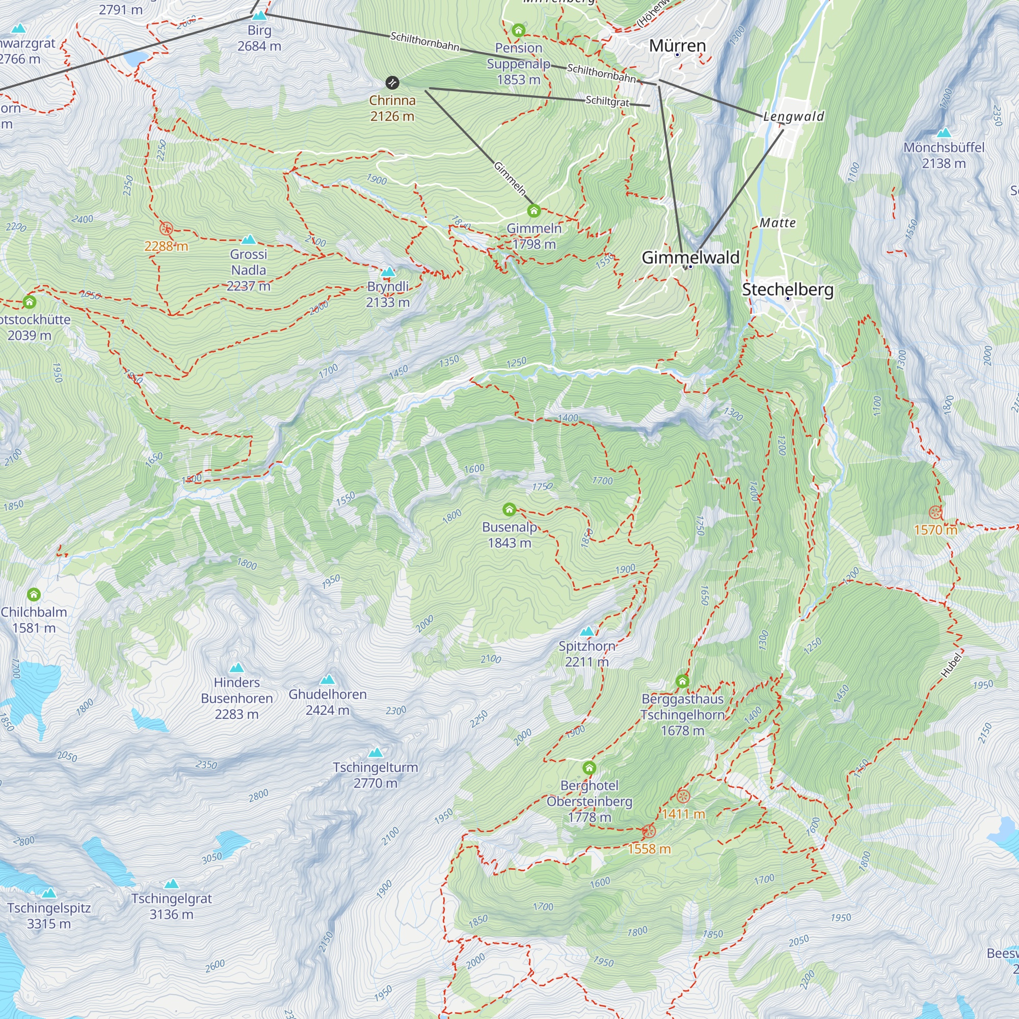 Busenalp map