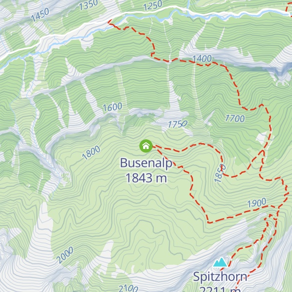 Map of Busenalp
