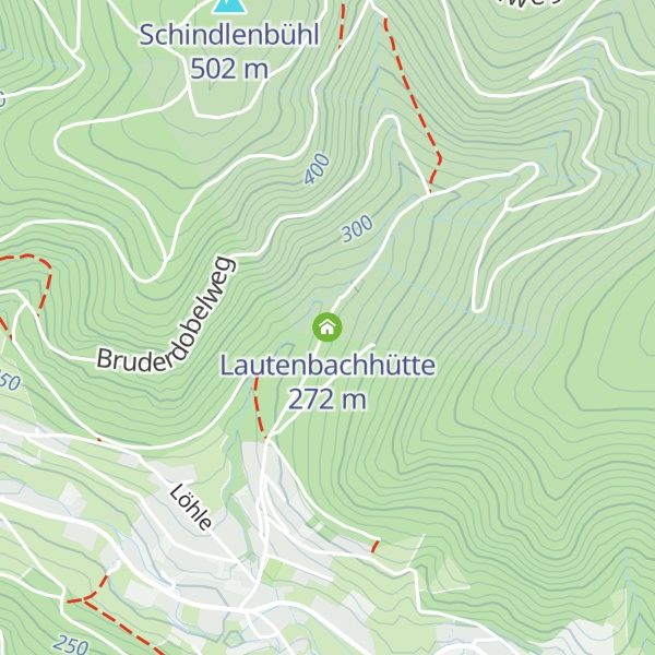 Map of Lautenbachhütte