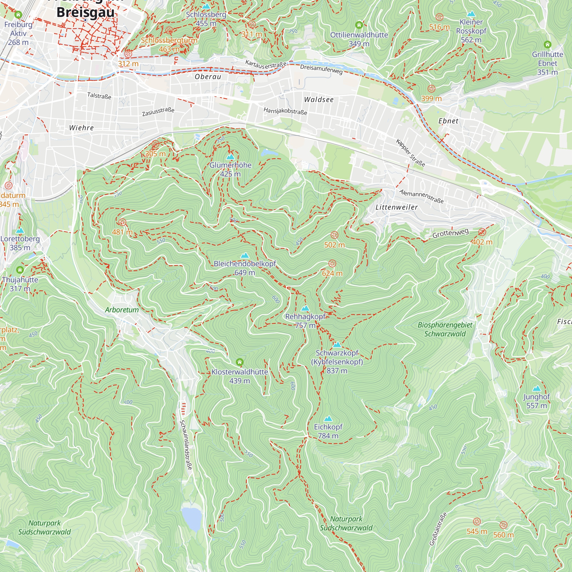 Rehaghütte map