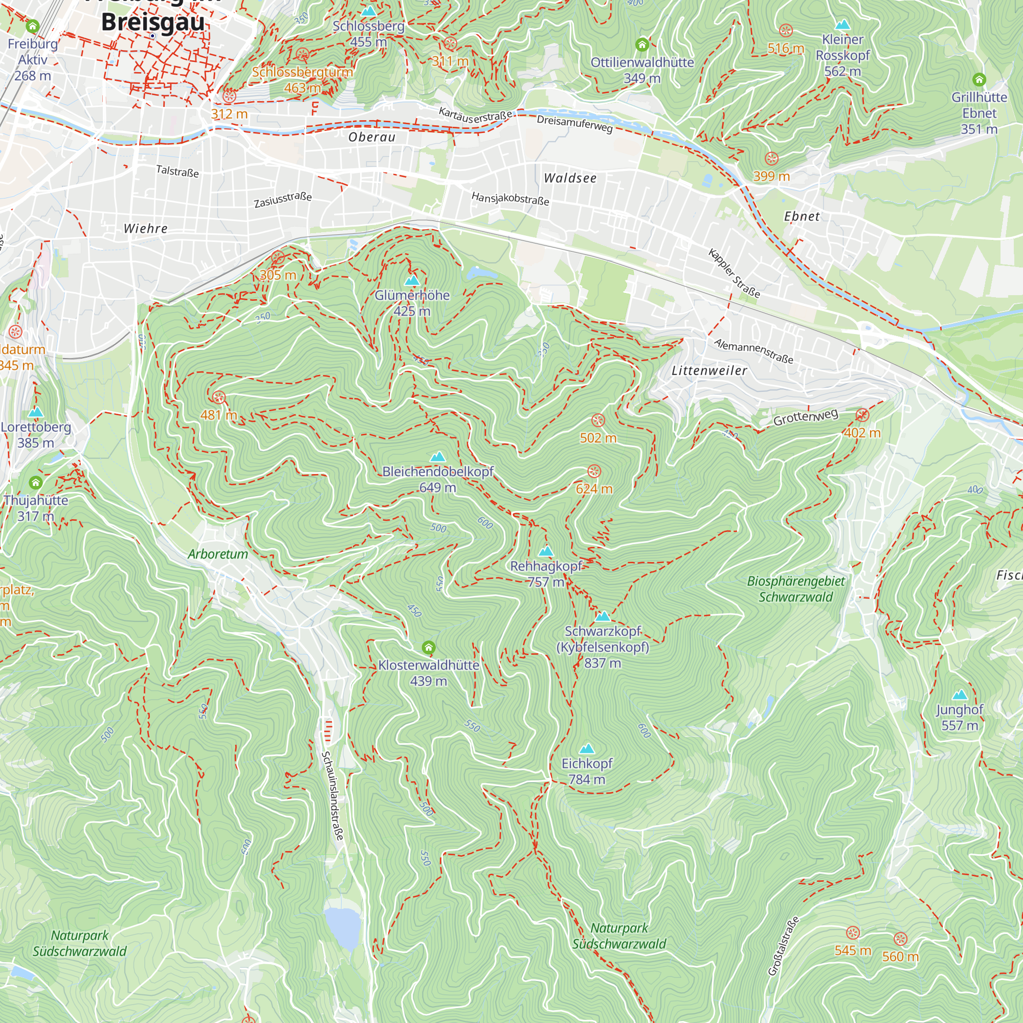 Rehaghütte map