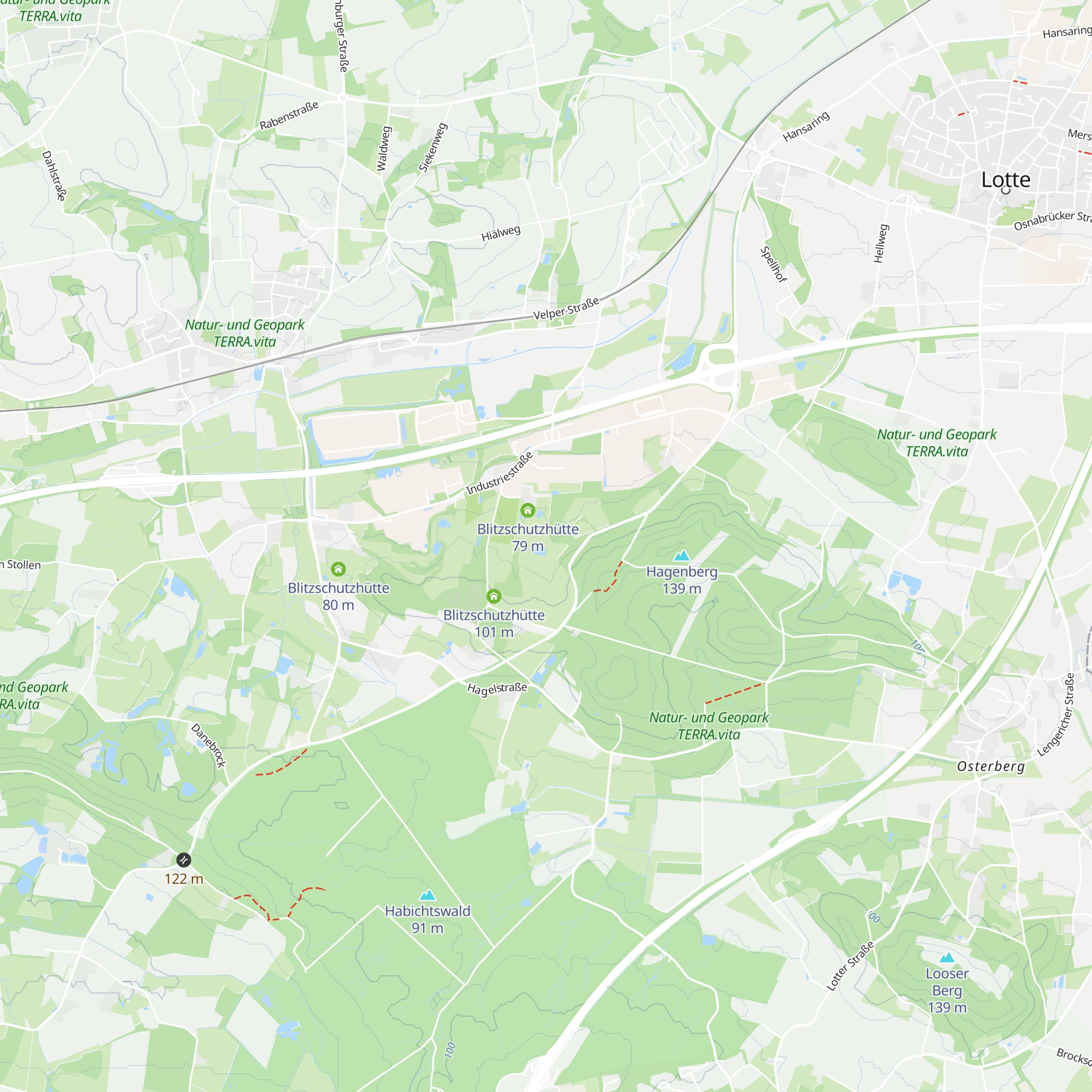 Blitzschutzhütte map