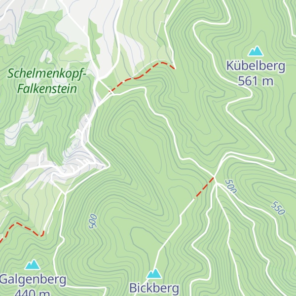 Map of Kirchberg