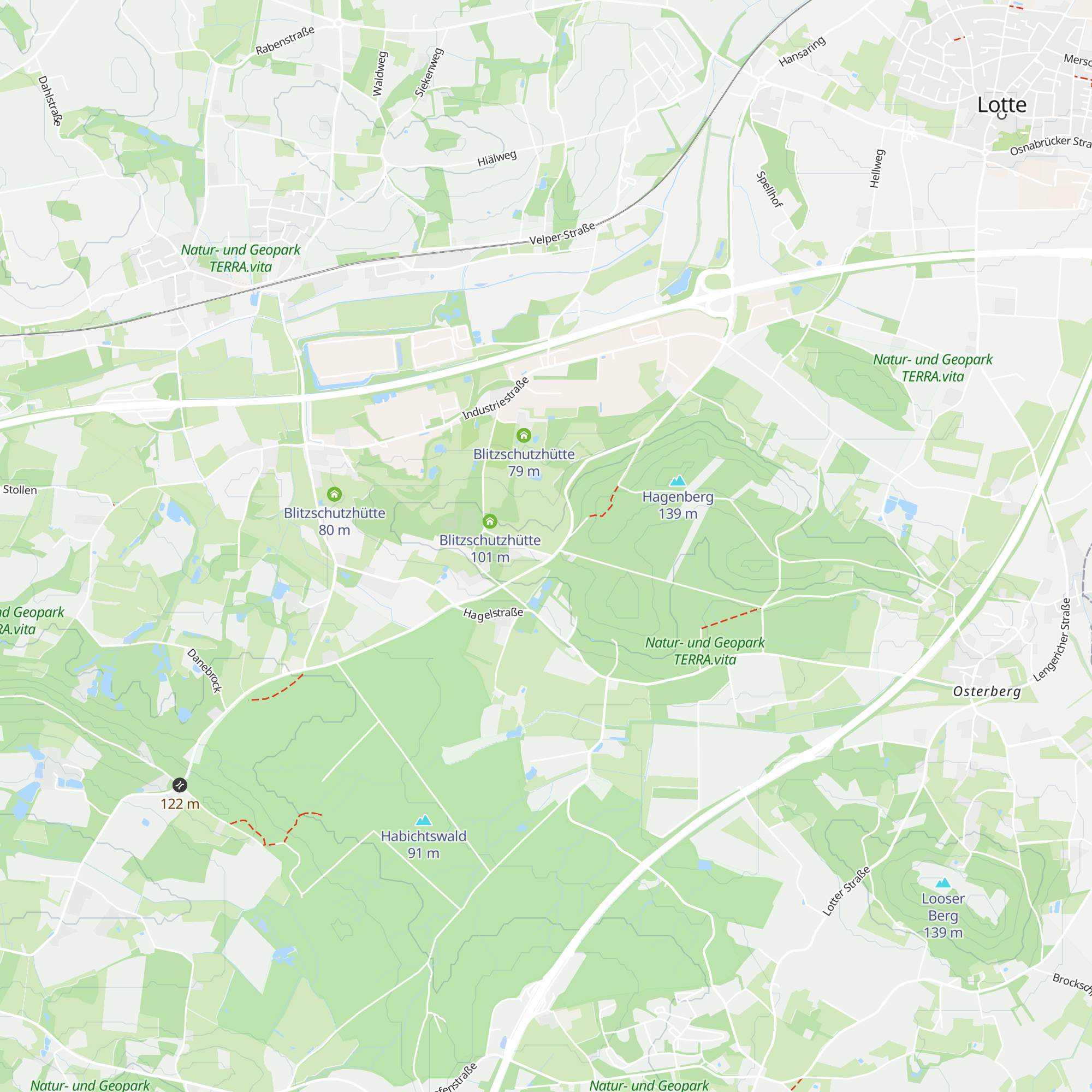 Blitzschutzhütte map