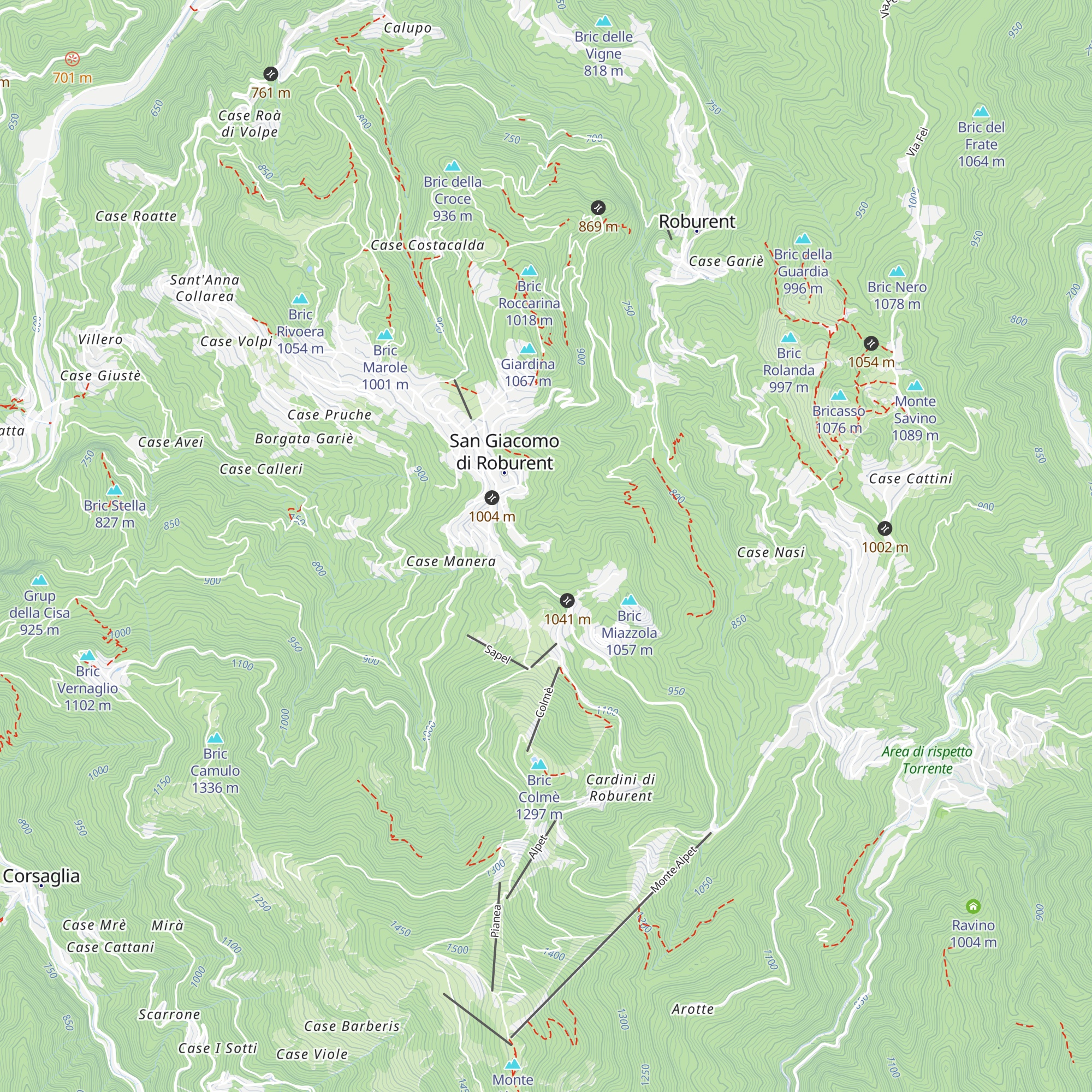 colonia map