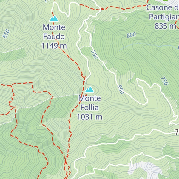 Map of Monte Follia
