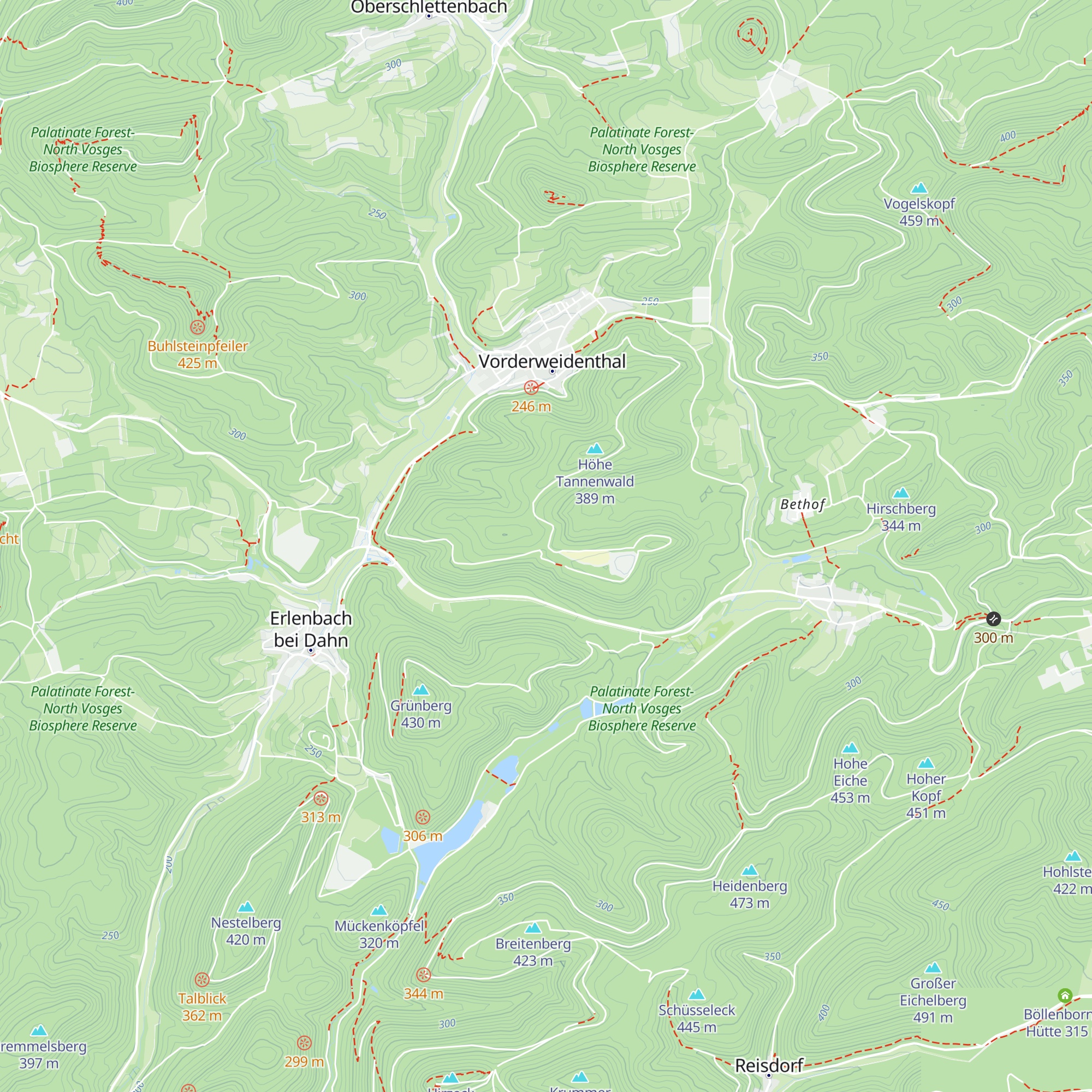 Keeseckhütte map