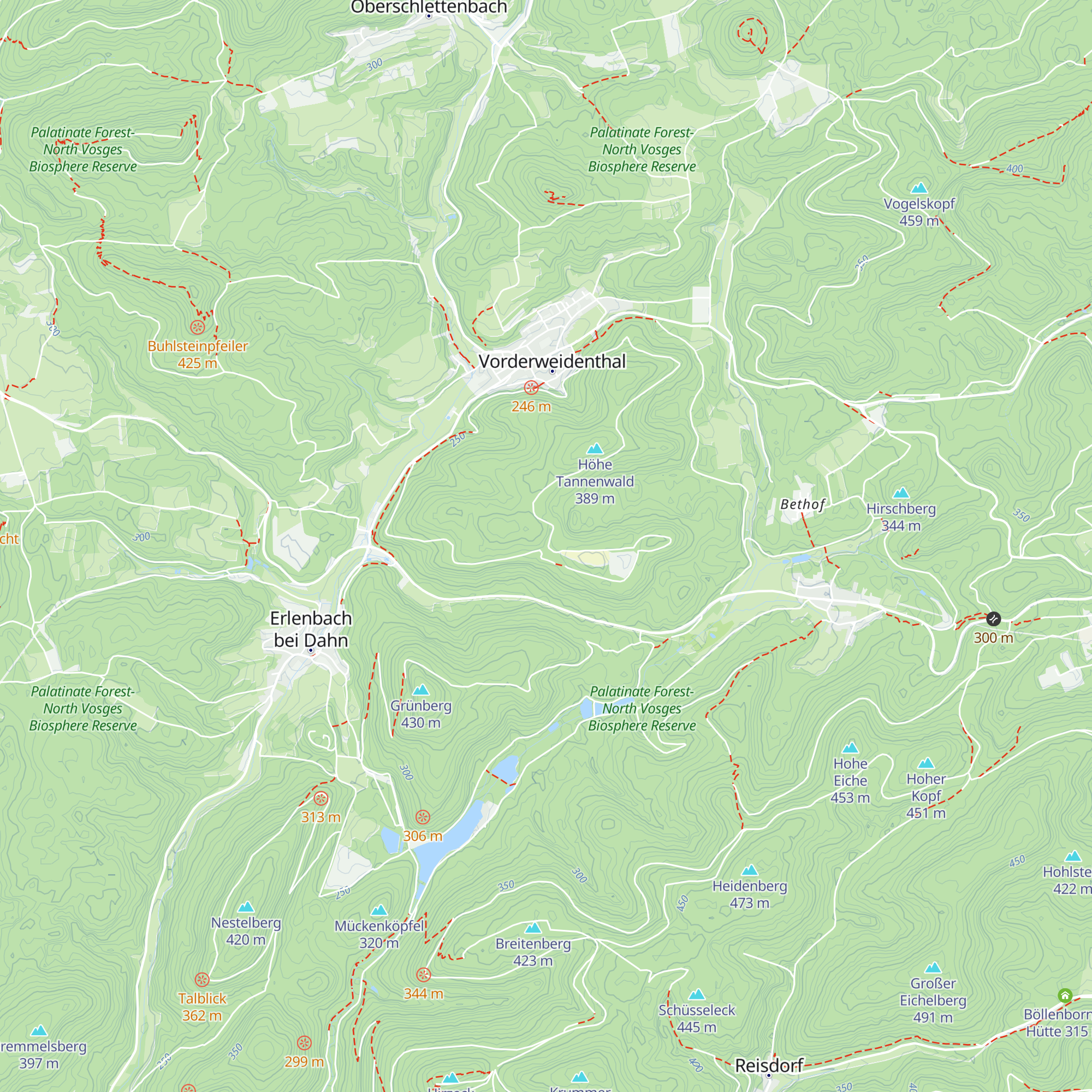 Keeseckhütte map