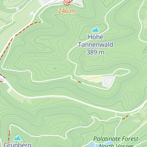Map of Keeseckhütte