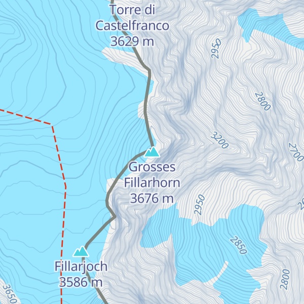 Map of Grosses Fillarhorn
